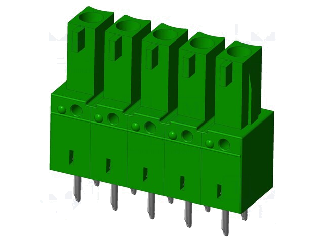 Connector: ontkoppelbare terminal strip; contact; vrouwelijk Connector: ontkoppelbare terminal strip; contact; vrouwelijk